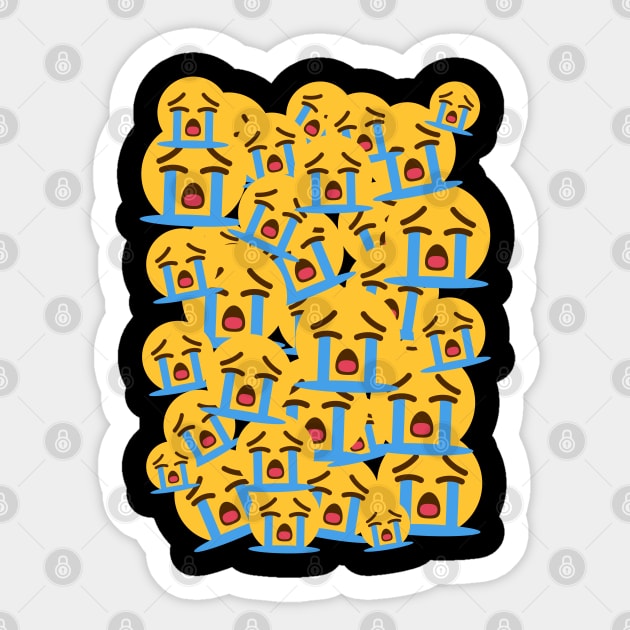 Crying Emoji Sticker by DankFutura